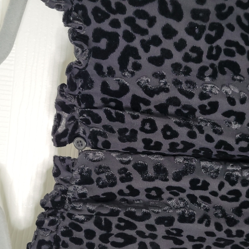 Loft Plus Cheetah Print Flutter Sleeve Midi Dress - image 7